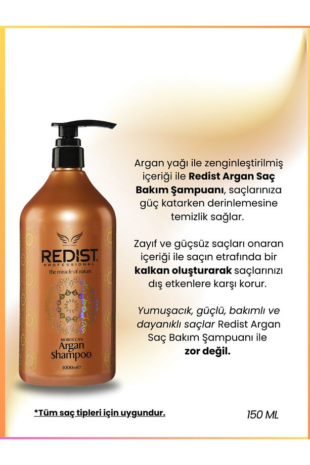 Argan Terapi Şampuanı – Kuru Ve Yıpranmış Saçlar Için Özel Bakım (1000 ML) - 5