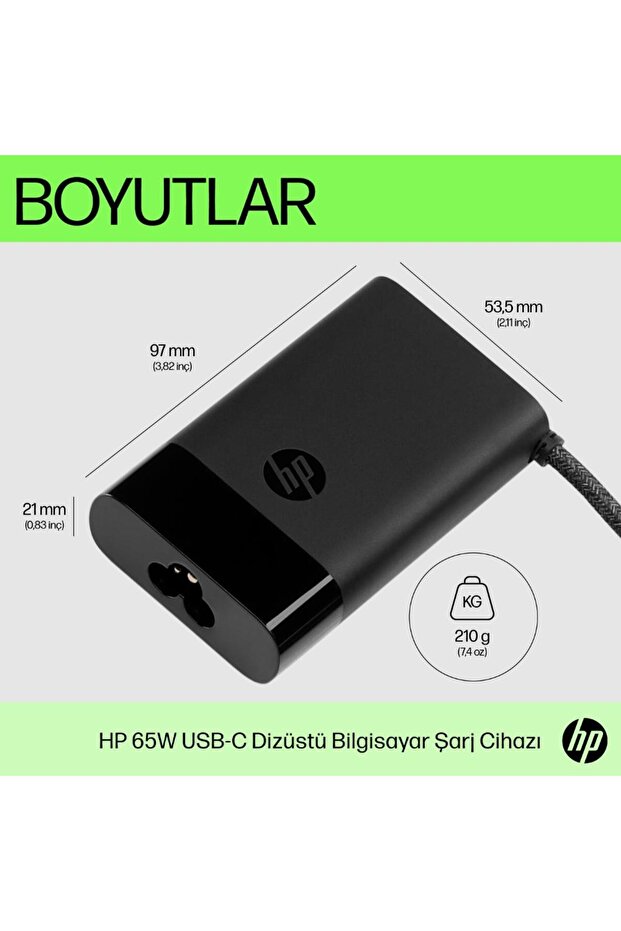Envy x360 2-in-1 15-FE0010NT 81L78EA Laptop Şarj Aleti ( Adaptör ) - 4