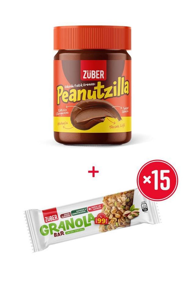 Peanutzilla x1+ Antep Fıstıklı Granola Bar x15 - 1