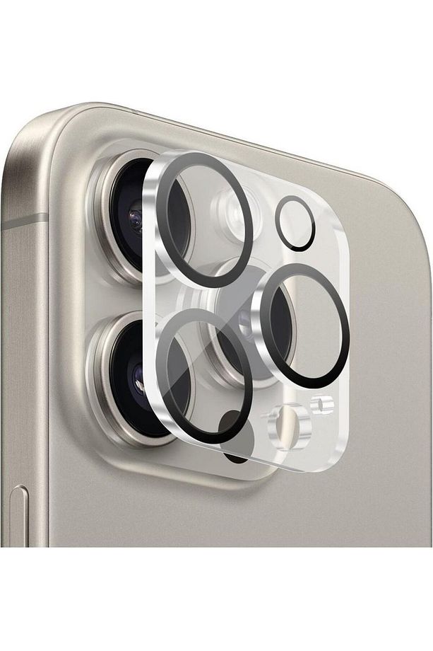 (TAM LENS) iPhone 16 Pro Max / 16 Pro Uyumlu Tek Parça Tam Kapatan Kamera Lens ve Yüzey Koruyucu - 1