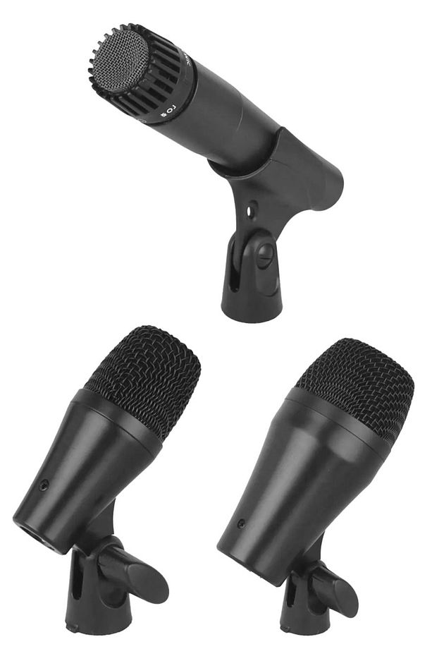 M-Drum Kit-7 Davul Mikrofon Seti 7 Parça Akustik Bateri Mikrofonu - 4