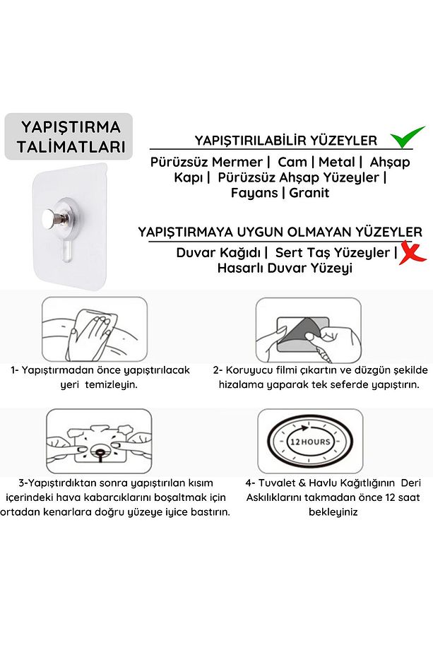 Dekoratif Mutfak Banyo Kağıt Havluluk, Pratik Hakiki Deri & Ahşap Raf Altı Havlu Askısı Peçetelik - 3