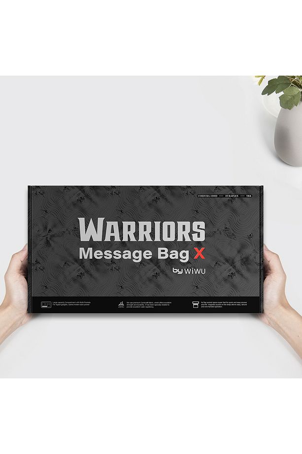 1000d Naylon Kumaş Mobil Aksesuar Çantası Wiwu Space Exploration Message Bag X Dupont Cordura Siyah - 5
