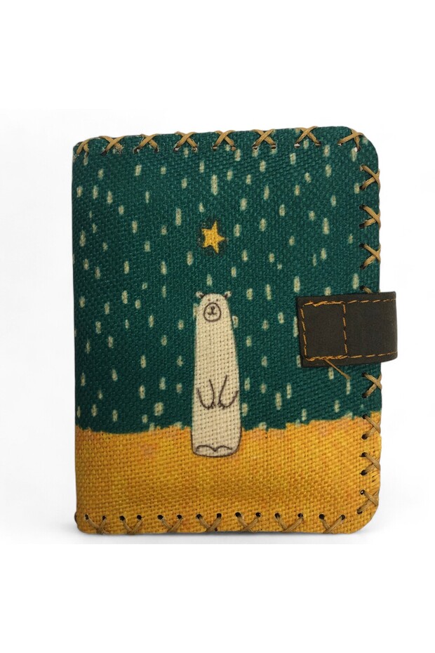 محفظة صغيرة أصلية بنمط الدب القطبي - 4