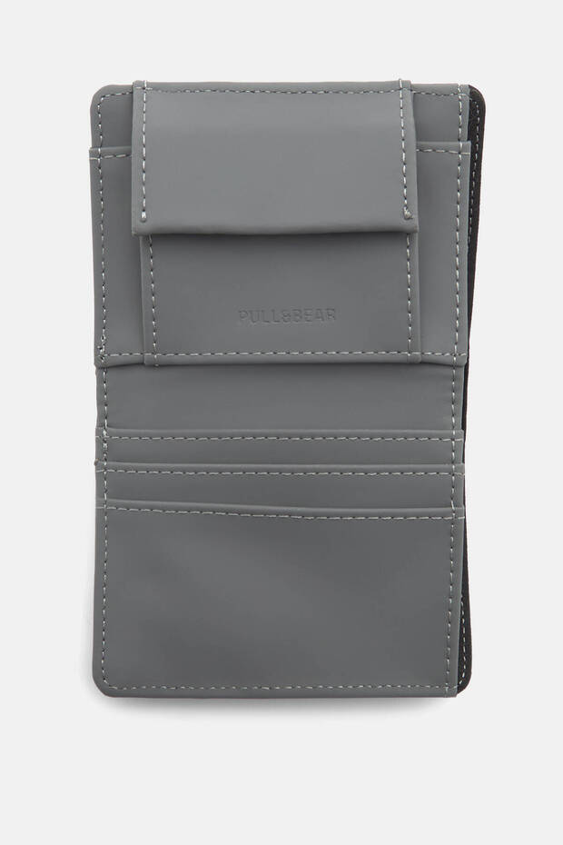 Kontrast blok renkli cüzdan - 2