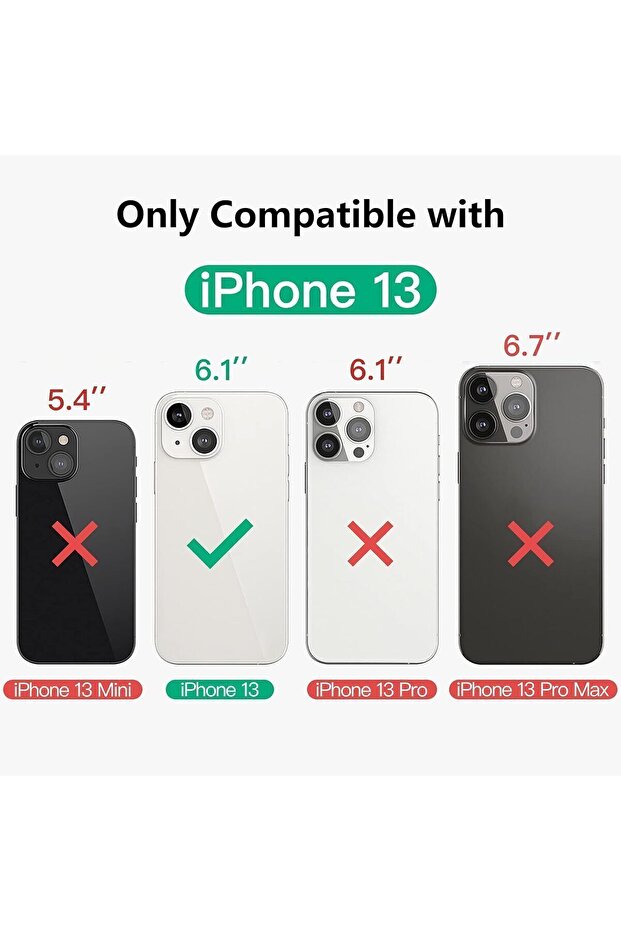 حافظة خلفية من الألياف الدقيقة ذات جودة عالية مع شعار متوافق مع هاتف iPhone 13/14 - 5