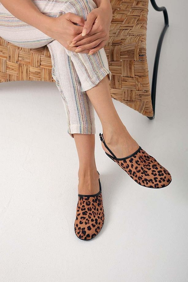 Kadın Leopar Tukka Sandalet BYNDTUK04 - 5