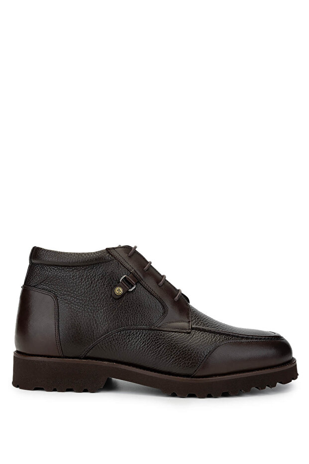 Men's Genuine Leather Brown Casual Boots