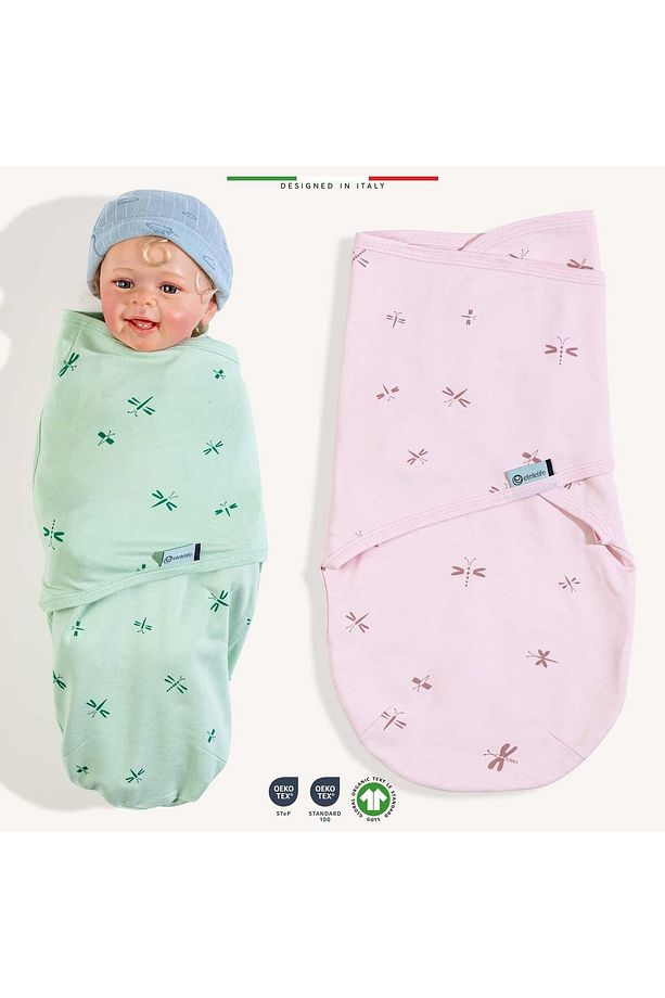 EleleLife Bebek Kundak Uyku Tulumu Cırtlı 1 Tog Pembe Sanno - 1