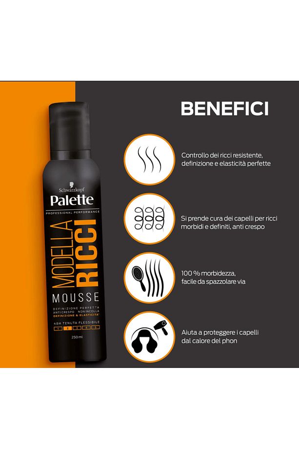 Modella Rıccı Mousse Kıvırcık Saçlar Için Saç Köpüğü 250ml - 4
