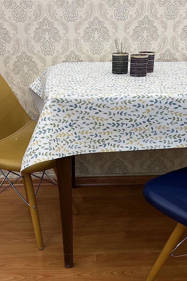 Pvc elyaf tabanlı Silinebilir Muşamba Masa Örtüsü_kçk yprk_1184 - 2