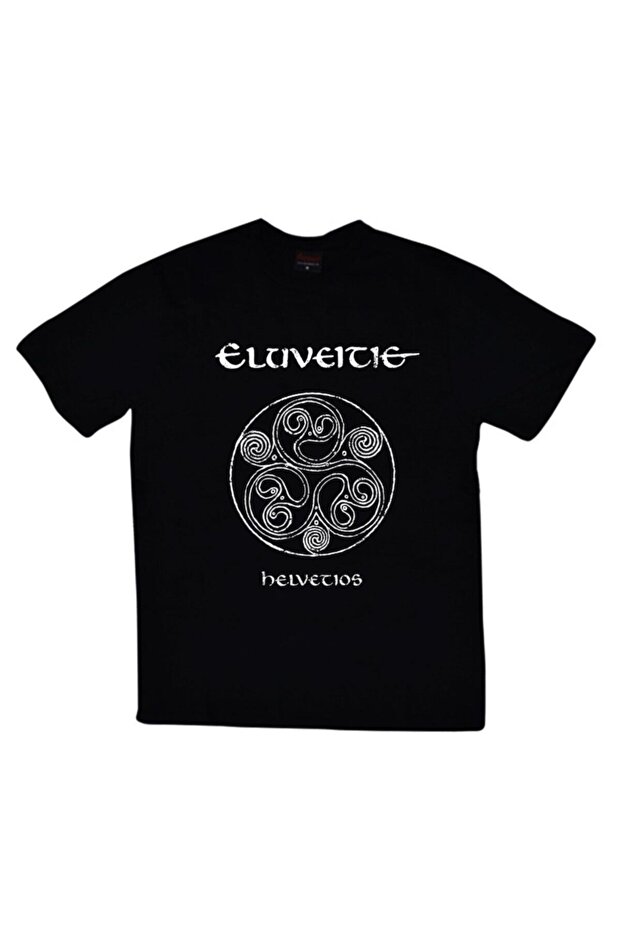 Eluveitie Printed Unisex 100% Cotton Black T-Shirt