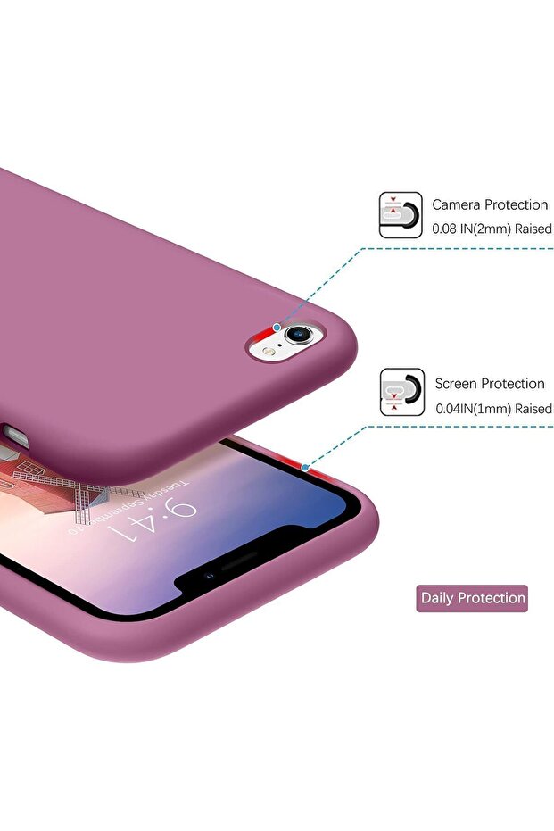 حافظة آيفون 6s بلس / حافظة آيفون 6 بلس من السيليكون ناعمة مضادة للصدمات مع شعار - 3