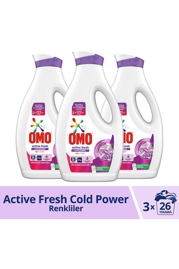 Renkliler Için 26 Yıkama Sıvı Deterjan 3 X 1690 ml - 1