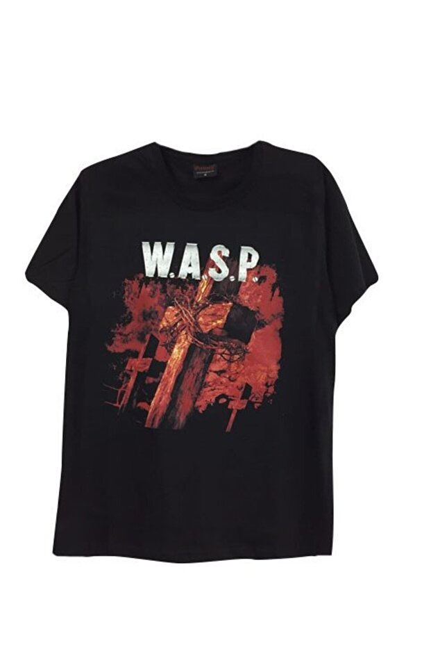 W.a.s.p تي شيرت مطبوع
