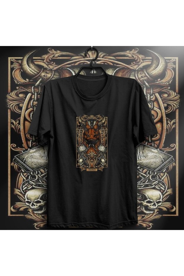 تي شيرت منقوش برج الثور - 1