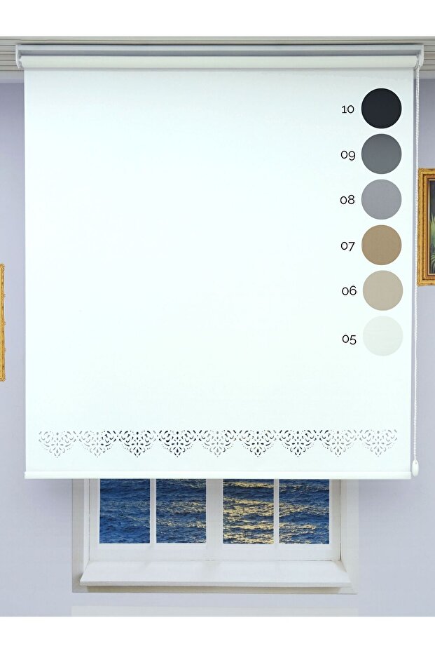 Lazer Stor Perde - Ithal Mat Kalın Stor - 8