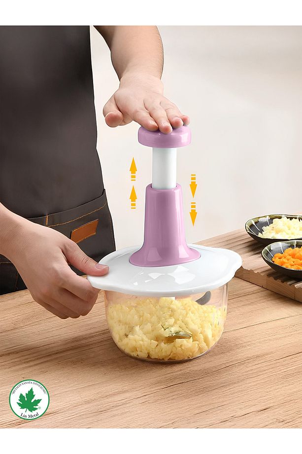 Bas Kes Xl Pratik El Robotu 1500ml Yeni Nesil Doğrayıcı, Büyük El Rondosu , Pratik Rondo - 2