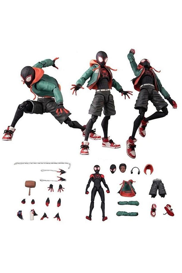 Spider-man Spiderman Across The Spider-verse Miles Morales Örümcek Adam Figür Oyuncak Spider Man V4 - 5