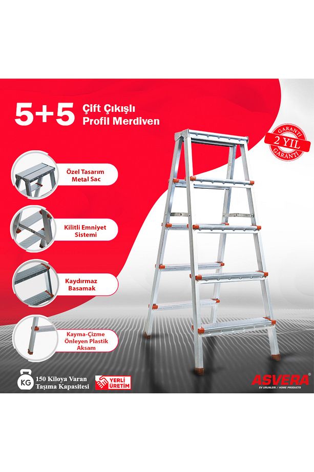 A Tipi Merdiven 5+5 - 1