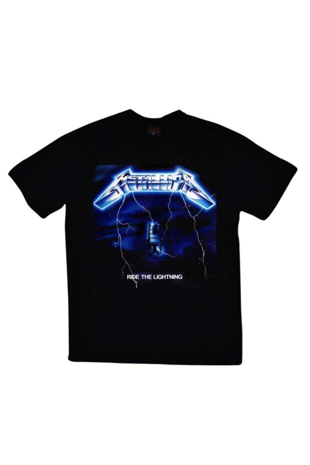 Metallica Printed Unisex 100% Cotton Black T-Shirt