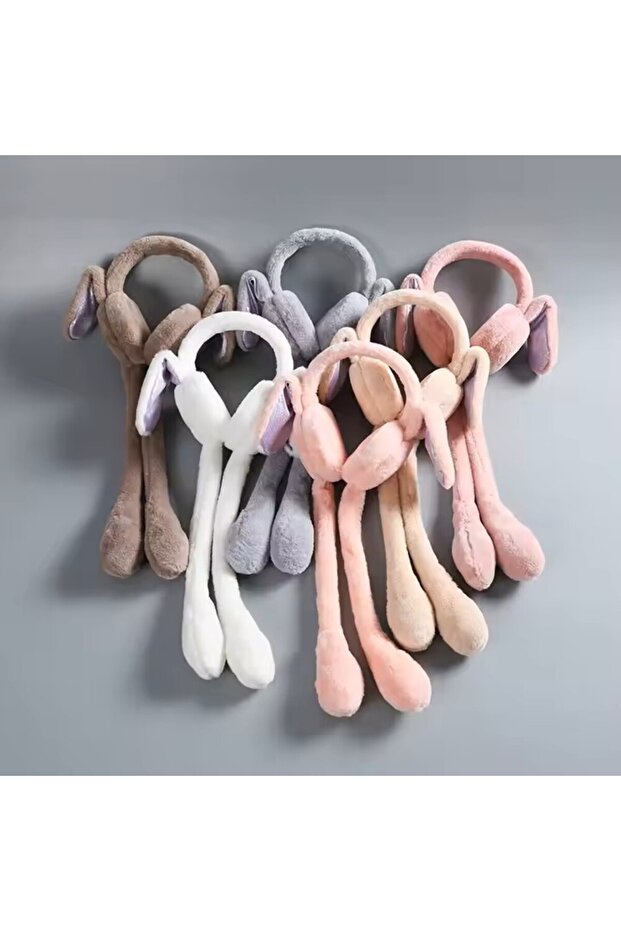 Rabbit Plush Earmuff - 1