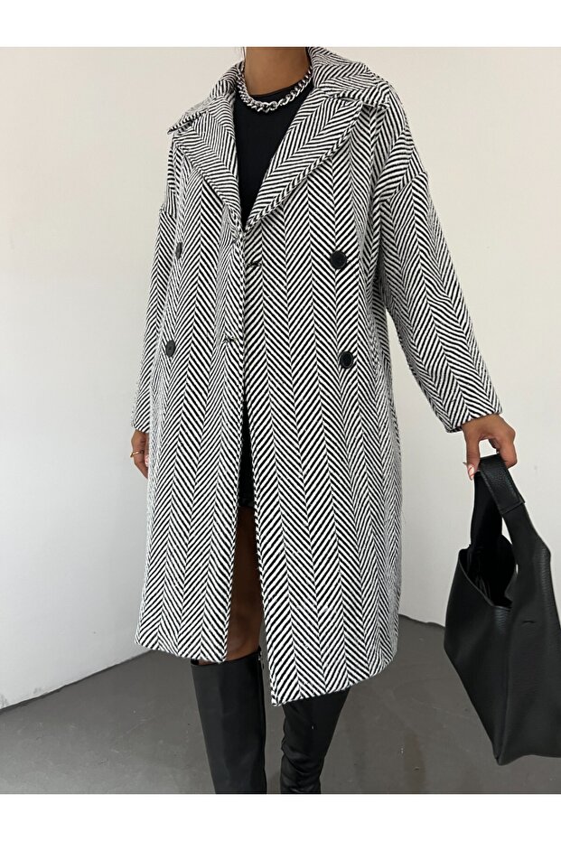 Fish Scale Pattern Pocket Cap - White - 1