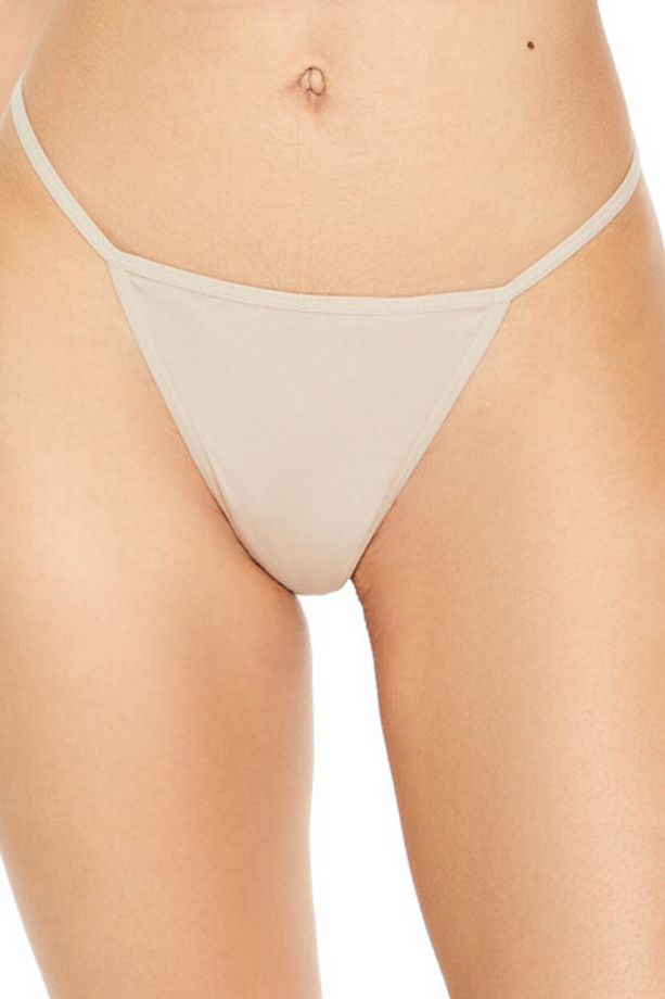 Pamuk Karışımlı G-string Tanga Külot - 3