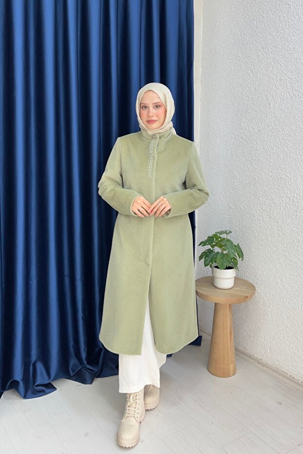 Stoned Boxing Fabric Coat