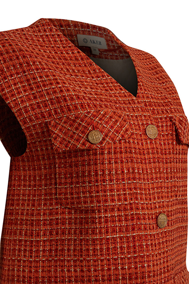 Cep Detaylı Yelek - 2