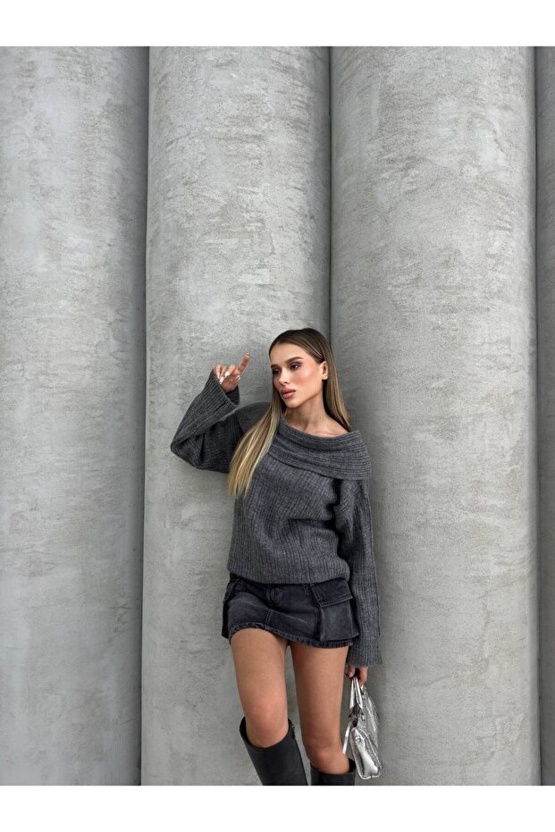 Modonna Yaka Triko Bluz - 3