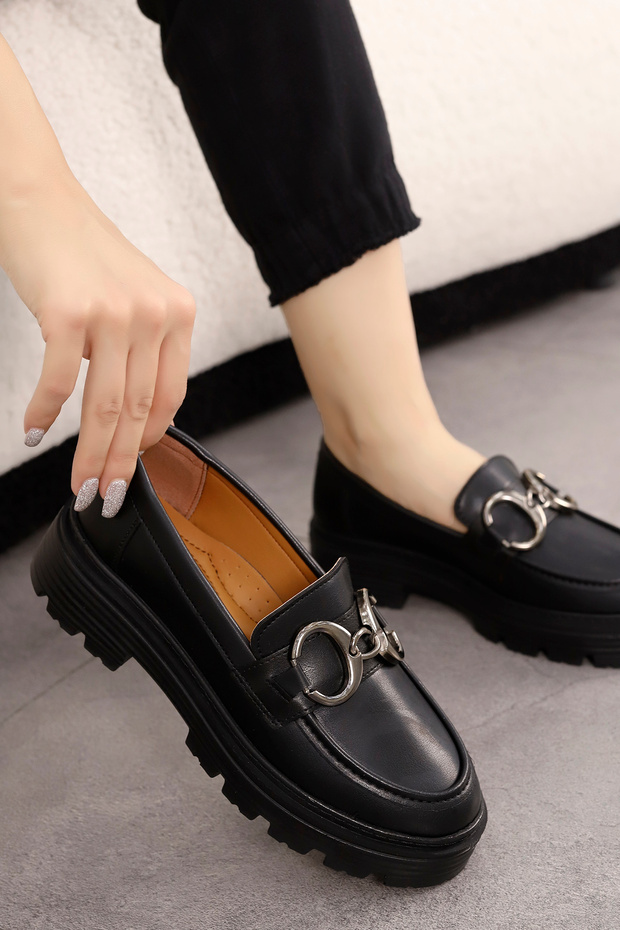 Rsl 800 Buckle Detailed High Base Loafer