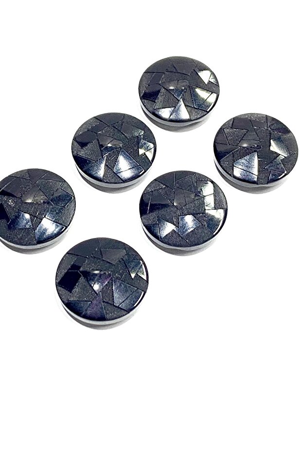 سترة خندق سوداء بنمط المنشور - 2.2 سم، الكود: 2612 - 1