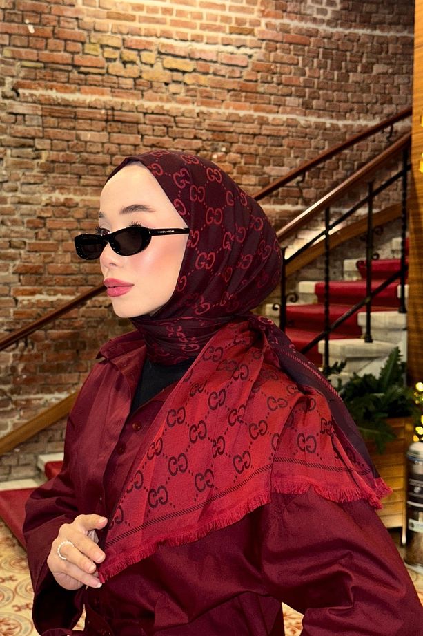 çift taraflı kaşmir ipek şal - 3