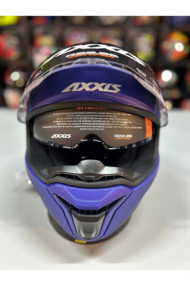 Panther Sv Solıd A7 Matt Blue Tam Kapalı Kask - 7