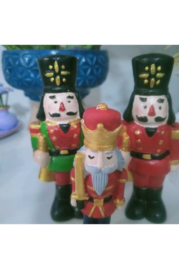 3 Pcs Lead Soldier... Nuts Breaking...Christmas Ornament...New Year's Ornament...