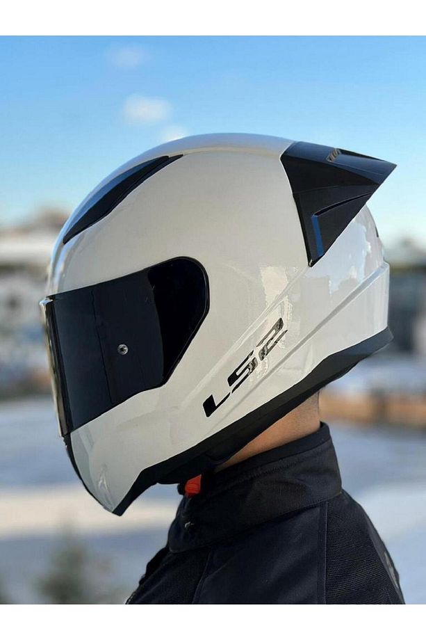 Rapid 2 Race Beyaz Kask - 1