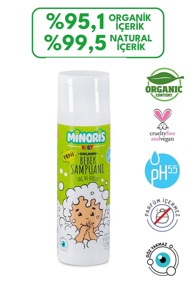 Organik Saç Ve Vücut Şampuanı 200 ml - 1