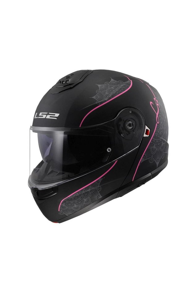Strobe 2 Lux Mat Siyah - Pembe Kask