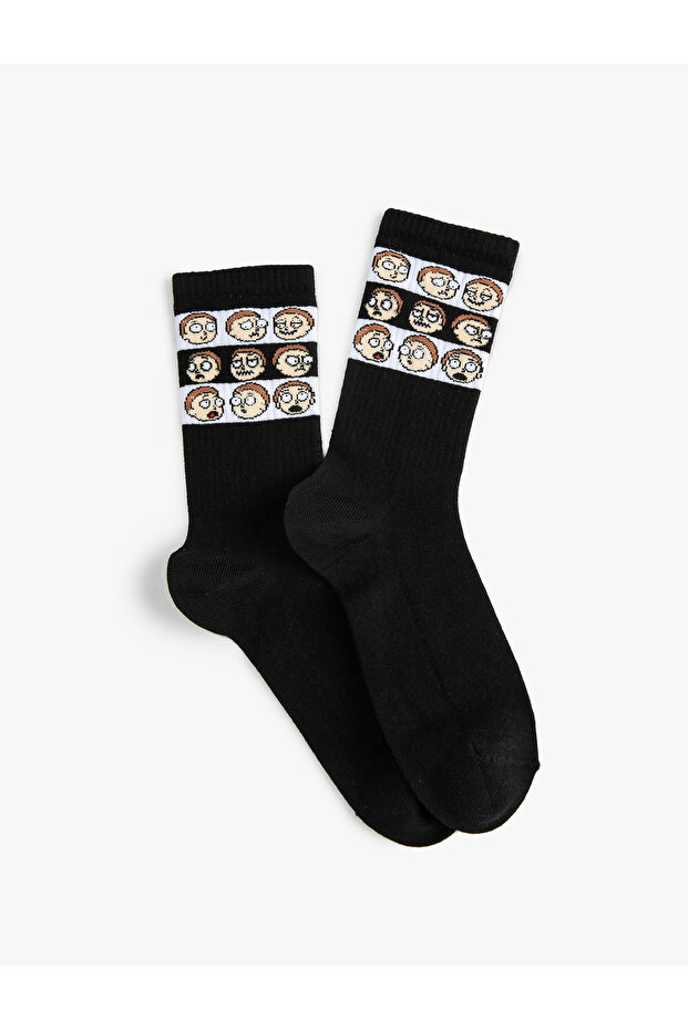 Rick and Morty Socks Licensed Printed
