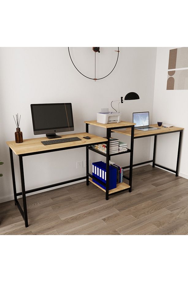 Duodesk 2 Kişilik Çalışma Masası - 1