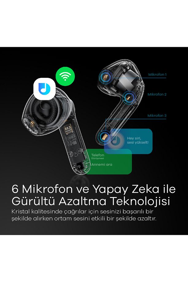 Air4 Lite Kulaklık Ldac Codec Hi Res, 6 Mikrofon 5.3 Bluetooth Kulaklık - 4