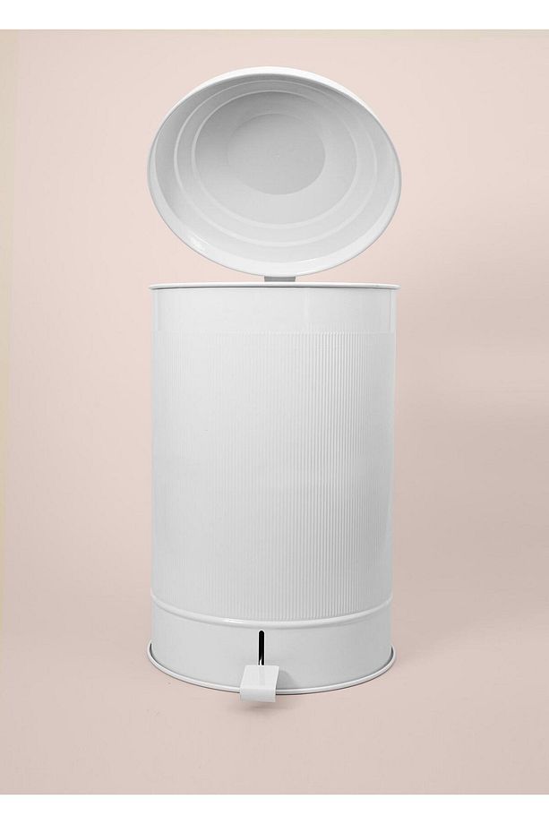 Stripe Mutfak Çöp Kovası Beyaz 37 Lt - 5