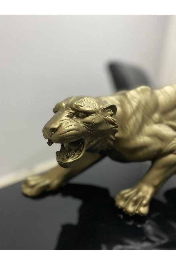 Dekotatif Kaplan Leopar Çita Panter Biblo Heykel - 1