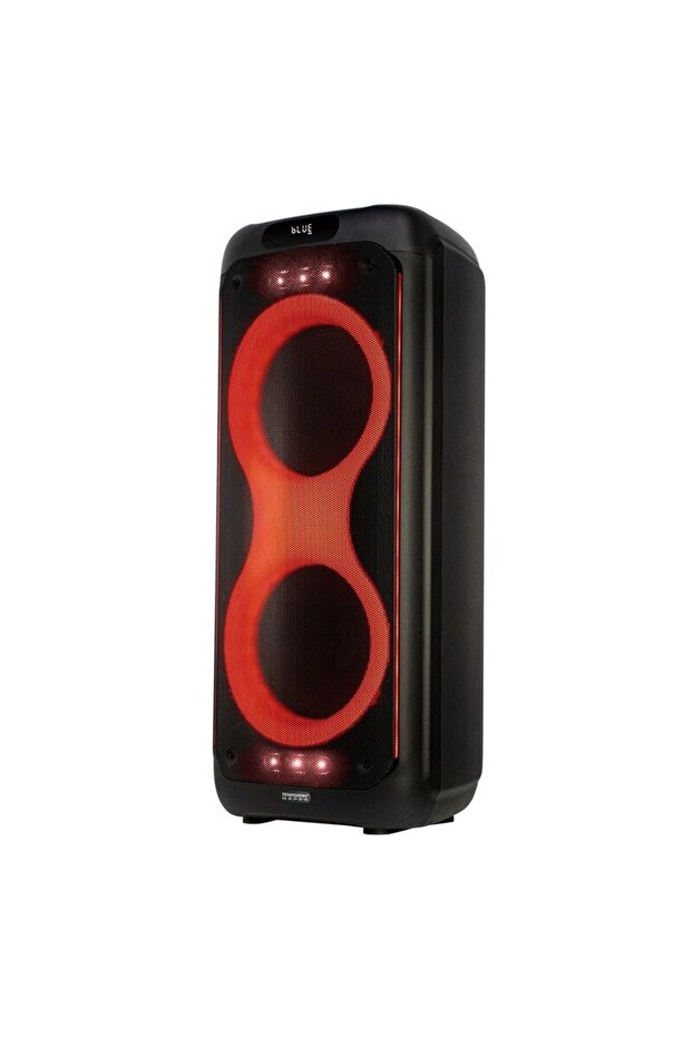 KABLOSUZ MİKROFONLU BLUETOOTH HOPARLÖR ŞARJLI TAŞINABİLİR BÜYÜK BOY PARTY SPEAKER GİTAR BAĞLAMA - 2