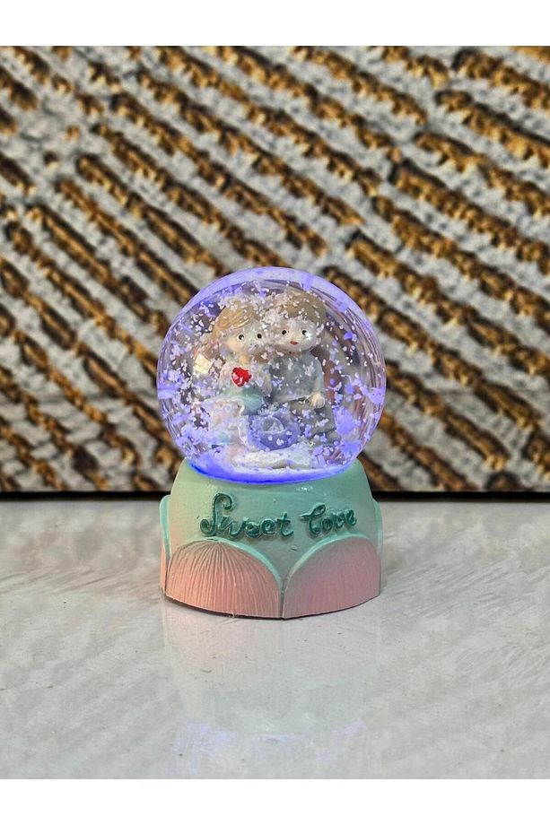 New Year Yılbaşı Led Işıklı Kar Küresi - 1