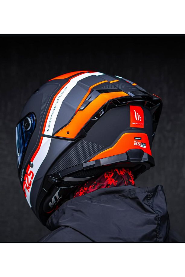 THUNDER 4 SV R25 B5 ŞEFFAF VİZÖRLÜ GÜNEŞ GÖZLÜKLÜ KASK - 8