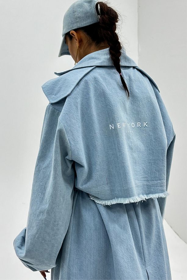 Oversize Kot Trençkot - 9