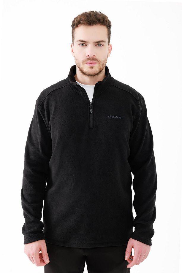 Cedric Erkek Yarım Fermuarlı İnce Polar Sweatshirt - 7