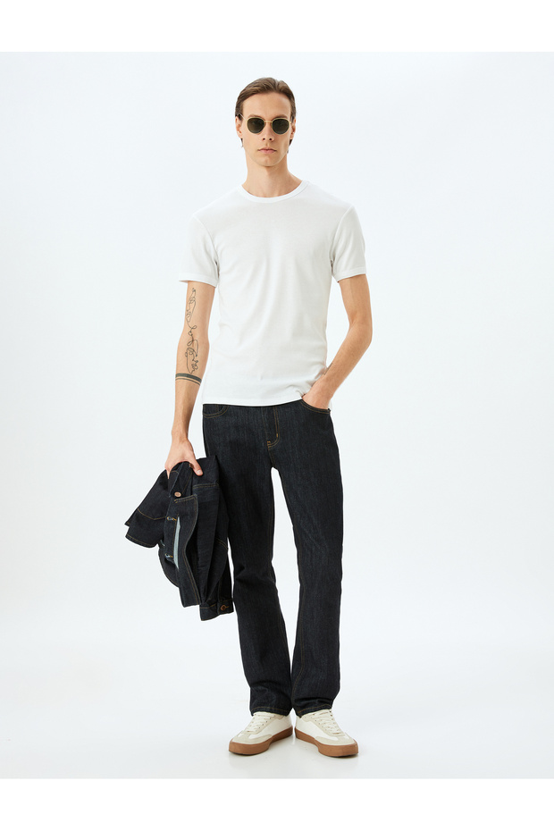 White Slim Fit T-Shirt